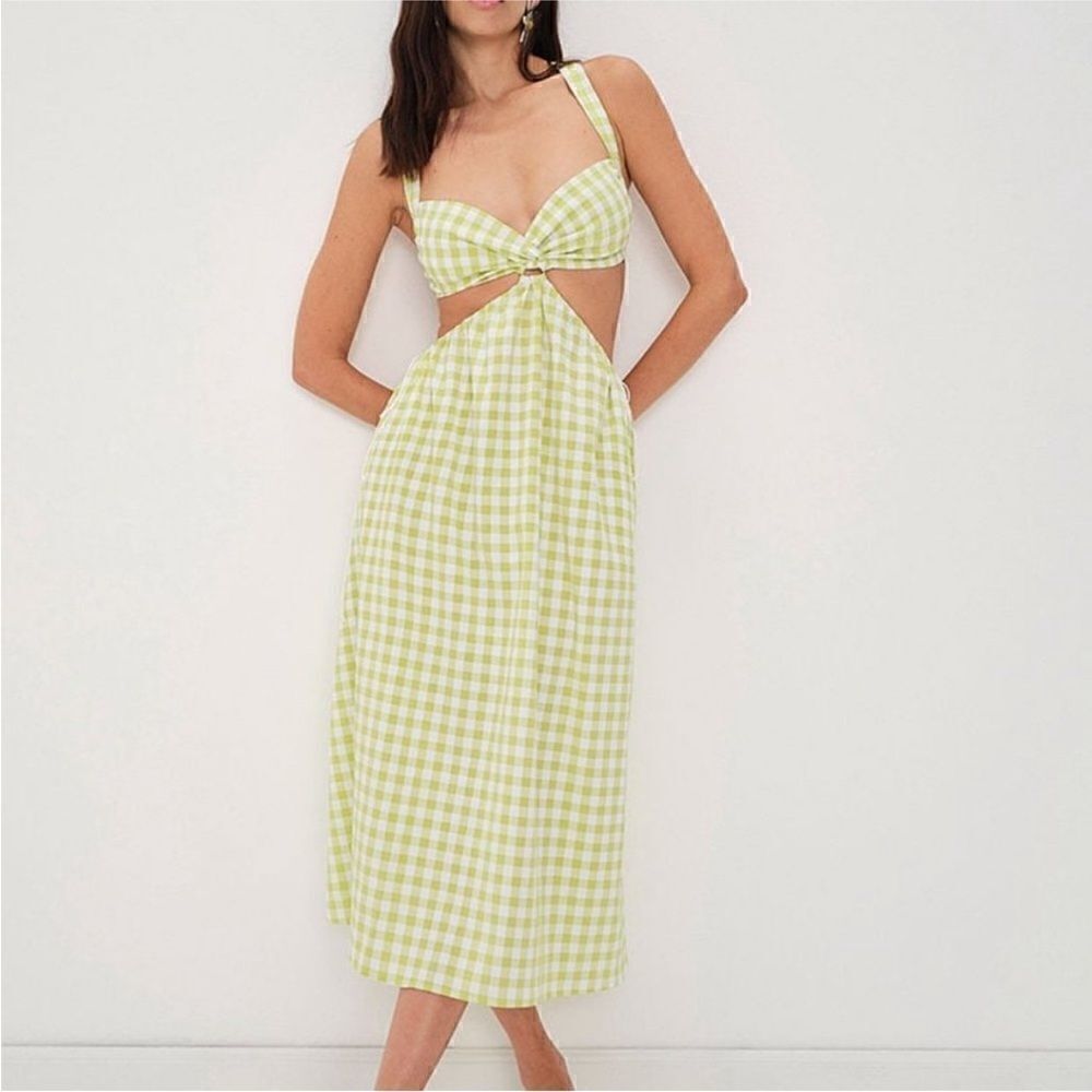 NWT For Love & Lemons Maureen Midi Dress - Picture 4 of 14